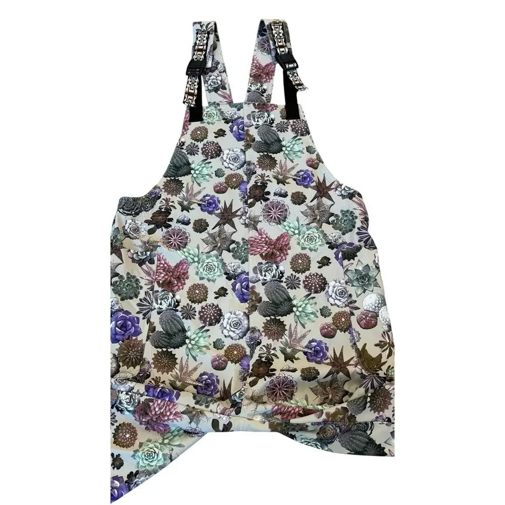 KAVU San Blas Greenhouse Succulent Print Overalls Quick Dry Women's Size XS - Picture 5 of 13